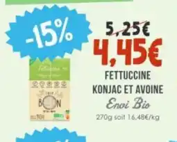 Naturalia ENVI BIO Fettuccine konjac et avoine offre
