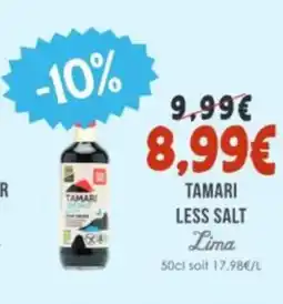 Naturalia LIMA Tamari less salt offre