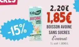 Naturalia EVERNAT Boisson avoine sans sucres offre