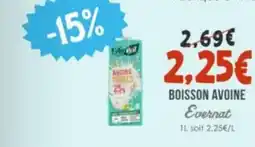 Naturalia EVERNAT Boisson avoine offre
