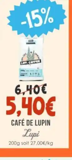 Naturalia LUPI Café de lupin offre
