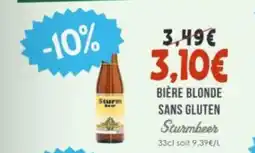 Naturalia STURMBEER Bière blonde sans gluten offre