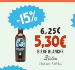 Naturalia BICLOU Bière blanche offre