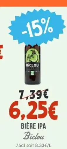 Naturalia BICLOU Bière ipa offre