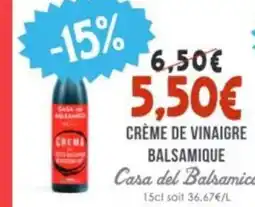 Naturalia CASA DEL BALSAMICO Crème de vinaigre balsamique offre