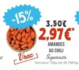 Naturalia SUPERNUTS Amandes au chili offre