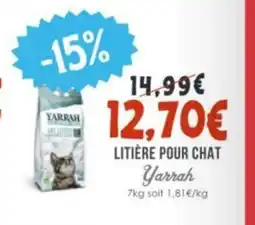 Naturalia YARRAH Litière pour chat offre