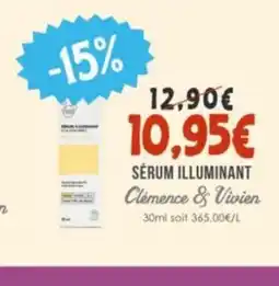 Naturalia CLÉMENCE & VIVIEN Sérum illuminant offre