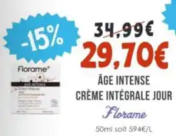 Naturalia FLORAME Âge intense crème intégrale jour offre