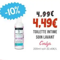 Naturalia COSLYS Toilette intime soin lavant offre