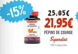Naturalia SUPERDIET Pépins de courge offre