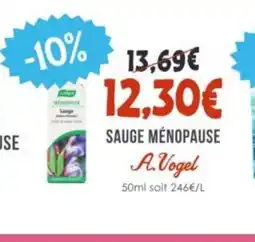 Naturalia A VOGEL Sauge ménopause offre