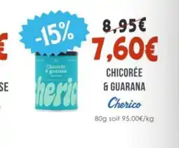Naturalia CHERICE Chicorée & guarana offre
