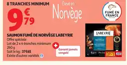 Auchan Direct LABEYRIE Saumon fumé de norvège offre