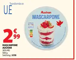 Auchan Direct AUCHAN Mascarpone offre