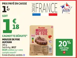 Auchan Direct AUCHAN Mousse de foie offre