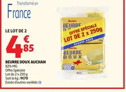 Auchan Direct AUCHAN Beurre doux offre