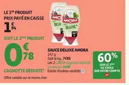 Auchan Direct AMORA SAuce deluxe offre