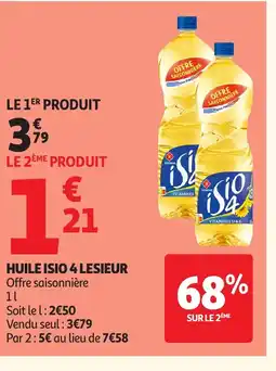 Auchan Direct ISIO 4 LESIEUR Huile offre