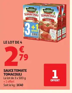 Auchan Direct Sauce tomate tomacouli offre