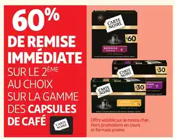 Auchan Direct CARTE NOIRE Sur la gamme des capsules de café offre