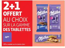 Auchan Direct MILKA Sur la gamme des tablettes offre