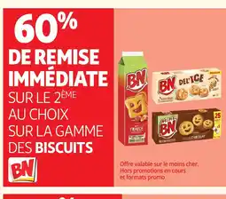 Auchan Direct BN Sur la gamme des biscuits offre