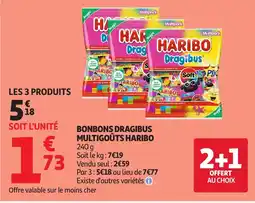 Auchan Direct HARIBO Bonbons dragibus multigoûts offre