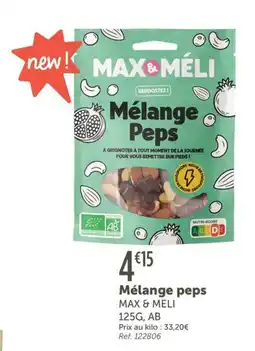 L'Eau Vive Mélange peps MAX & MELI offre