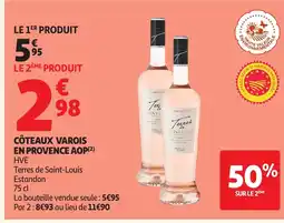 Auchan Direct TERRE DE SAINT-LOUIS Côteaux varois en provence aop offre