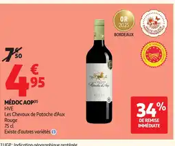 Auchan Direct LES CHEVAUX DE PATACHE D'AUX Médoc aop offre