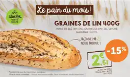 L'Eau Vive GRAINES DE LIN offre