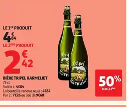 Auchan Direct TRIPEL KARMELIET Bière offre