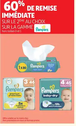 Auchan Direct PAMPERS Sur la gamme offre