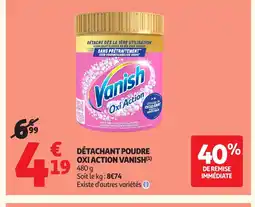 Auchan Direct VANISH Détachant poudre oxi action offre