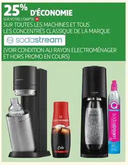 Auchan Direct SODASTREAM Sur toutes les machines et tous les concentrés classique de la marque offre