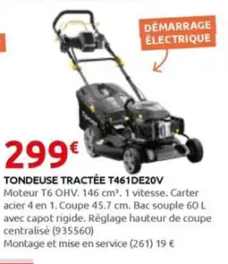 Rural Master TONDEUSE TRACTÉE T461DE20V offre