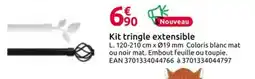 Mr Bricolage Kit tringle extensible offre