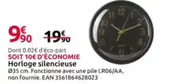 Mr Bricolage Horloge silencieuse offre
