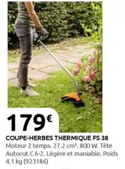 Rural Master COUPE-HERBES THERMIQUE FS 38 offre
