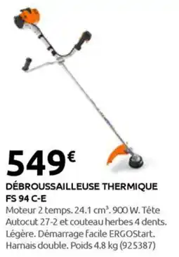 Rural Master DÉBROUSSAILLEUSE THERMIQUE FS 94 C-E offre