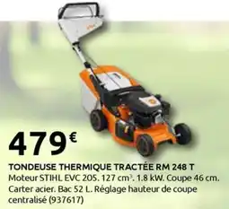 Rural Master TONDEUSE THERMIQUE TRACTÉE RM 248 T offre