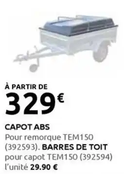 Rural Master CAPOT ABS offre