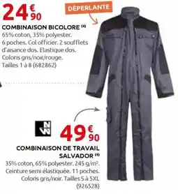 Rural Master COMBINAISON DE TRAVAIL SALVADOR offre