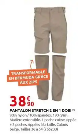 Rural Master PANTALON STRETCH 2 EN 1 DOBI offre