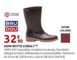 Rural Master DEMI-BOTTE COBALT offre
