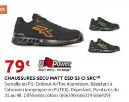 Rural Master CHAUSSURES SECU MATT ESD S3 CI SRC offre