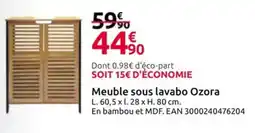 Mr Bricolage Meuble sous lavabo Ozora offre