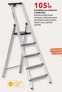 Rural Master ESCABEAU ALUMINIUM 5 MARCHES offre