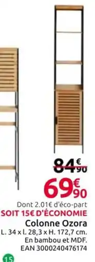 Mr Bricolage Colonne Ozora offre